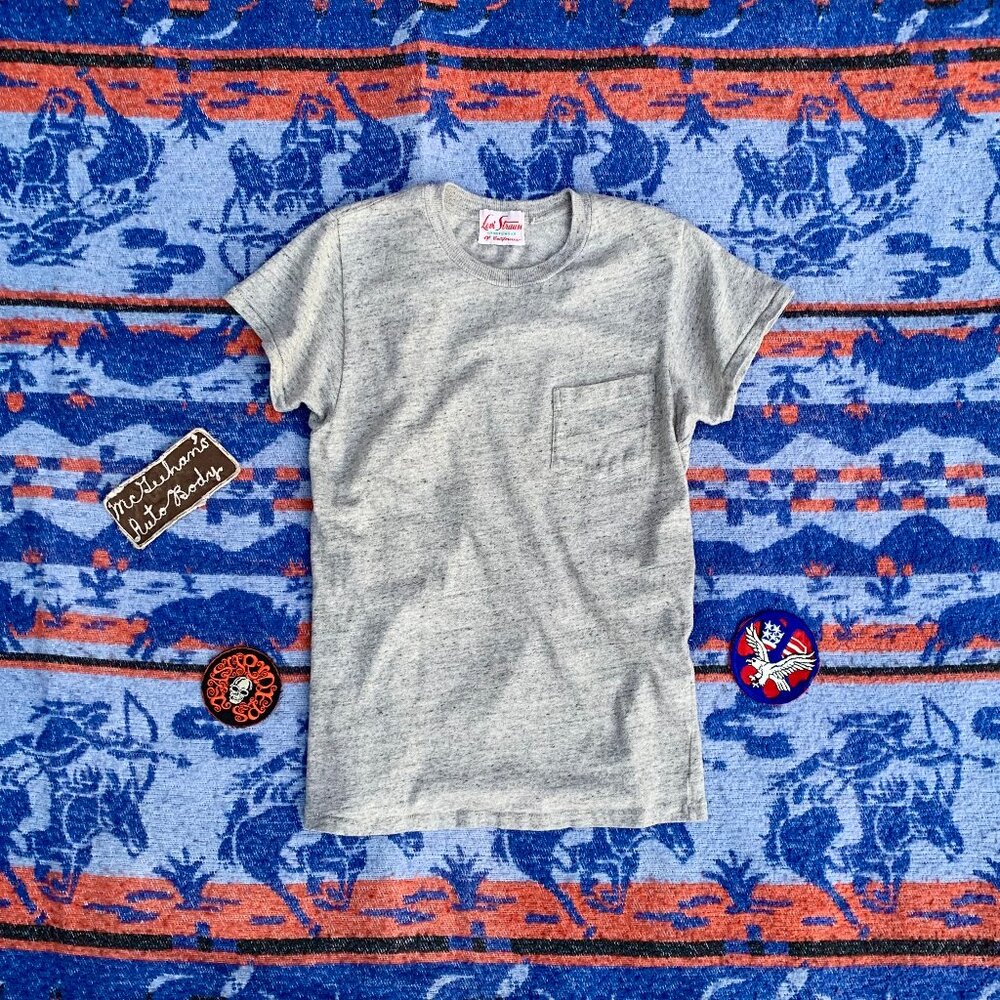 LVC Levi's Vintage Clothing Sportswear of California heather grey pocket tee